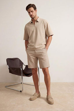 Bej Chino Cep Regular Fit _ort & Bermuda TMNSS26SR00026