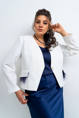 Костюм Aira Style 24-12 молочно-синий