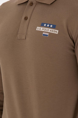 Мужской свитшот цвета хаки Неожиданная скидка в корзине - U.s. polo assn фото 7