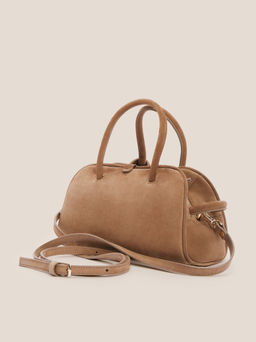 Женская сумка с ручками MAISON DAVID NATALY MINI Артикул 4638085, бежевый  фото 4