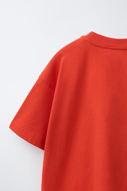 CAMISETA ESTAMPADO TEXTO / Rojo - Zara фото 4