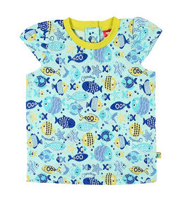 CRB wear/CSB 61547 Футболка для девочки, бирюзовый/Ex.Cherubino