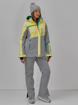 Горнолыжная куртка Chunmai 709J женская желтая утеплитель 380–480 г/м²  фото 12