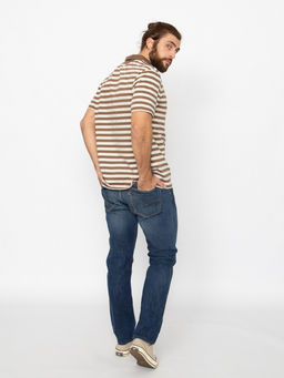 CRB wear/CWMM 60372-31 Рубашка-поло мужская,бежевый/Ex.Cherubino  фото 3