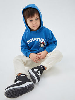 Uzun Kollu Nostaljik Maymun Bask?l? Erkek Bebek Hoodie - Waikiki фото 3