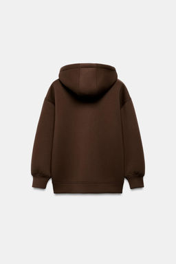 SUDADERA CAPUCHA CORDONES / Marr?n - Zara фото 9
