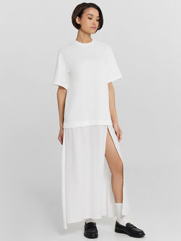 Платье Mark Formelle x Ольга Бузова белое  фото 2