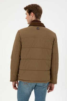 Мужское пальто цвета хаки Неожиданная скидка в корзине - U.s. polo assn фото 5