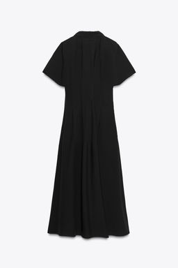 ZW COLLECTION POPLIN SHORT SLEEVE DRESS - Zara фото 7