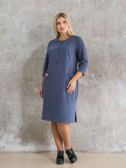 Платье 1373 джинсовый