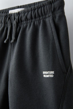 KABARTMALI SLOGANLI T-SHIRT VE BERMUDA SORT TAKIM - Zara фото 7