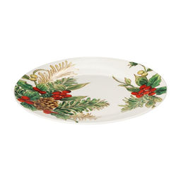 Тарелка фарфоровая десертная Доляна Рождество, d=20,5 см  фото 2
