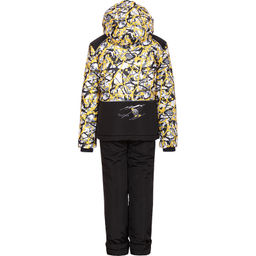 RODOS Утеплённый костюм для мальчика зима М-151 (Кляксы) Жёлтый