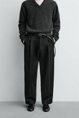 RELAXED FIT PLEATED TROUSERS AARON LEVINE X ZARA фото 2