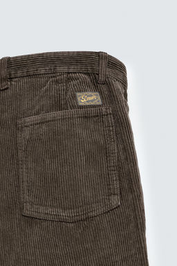 CARROT FIT CORDUROY TROUSERS - Zara фото 21