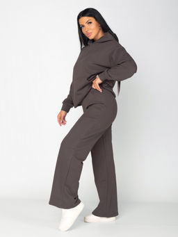 Брюки женские футер 3-х нитка петля ПАЛАЦЦО ГРАФИТ - Domtrik фото 4