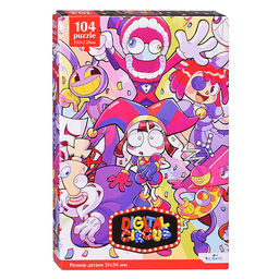 Пазл 104 "Удивительный цифровой цирк. Конфетный кавардак"