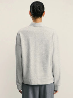 Толстовка поло из хлопка / Zarina  фото 5