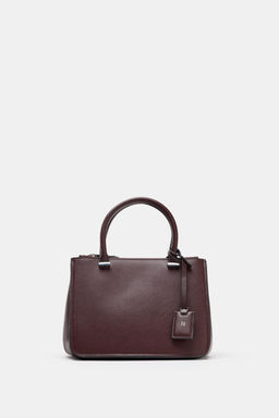 MINI CITY BAG WITH DOUBLE HANDLE - Zara фото 7