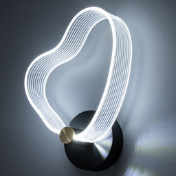 Бра Сердце LED 8 Вт 3000-6000К черный 25?20?6 см