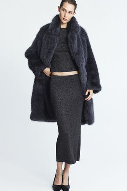 Falda brillante en punto de canale - H&m фото 3