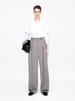 Pantalones sastre relaxed fit - H&m фото 2