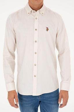 U. S. Polo Assn / Мужская базовая рубашка с длинным рукавом Stone - U.s. polo assn фото 6