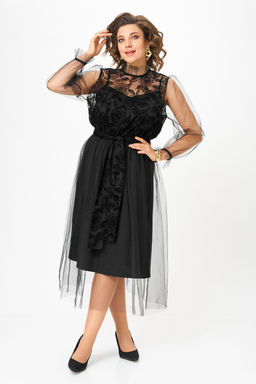 Платье Kaloris 2240W-Р черный  фото 7