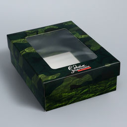 Цена за 5 шт. Коробка подарочная складная «С днем защитника Отечества», 16.5×12.5×5.2 см с окном