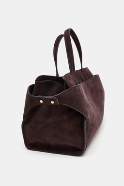 BOLSO PIEL CITY / Marr?n