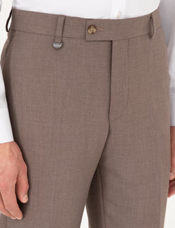 A__k Kahverengi Ex. Slim Fit Kuma_ Pantolon