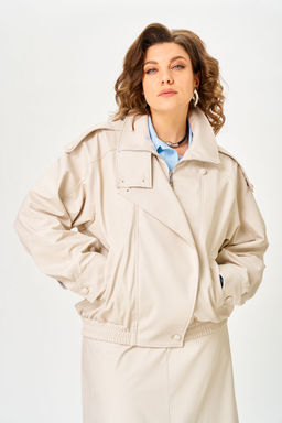 Куртка Anastasia Mak 1322 бежево-жемчужный