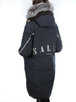 CU-19056 DK. BLUE Пальто женское зимнее CUTEELF (200 гр. холлофайбера) - Фабричный китай фото 6