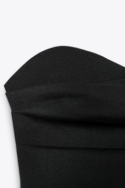 TEXTURED BANDEAU TOP - Zara фото 9
