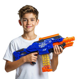 Бластер "Супер атака" с мягкими пулями, в коробке