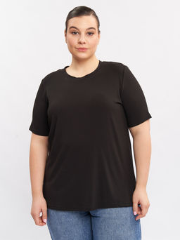 Футболка из вискозы ZFU00503BLK01