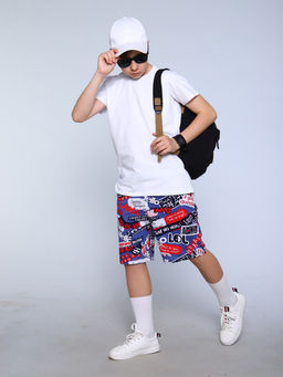 Шорты Федор синий граффити - Ладошки фото 35