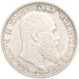 2 марки 1912 года F Германия (Вюртемберг)