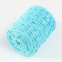 Шнур для вязания без сердечника 70% хлопок, 30% полиэстер ширина 3мм 100м/160±10гр (118)