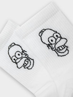 Цена за 5 пар! Носки мужские белые - Mark formelle фото 7