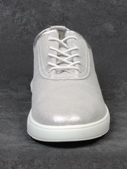 05-FDD36-2P SILVER Кроссовки женские (натуральная кожа) - Фабричный китай фото 11