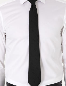 Beyaz Slim Fit Pamuklu Yar_m _talyan Yaka Basic G_mlek - Cacharel фото 6