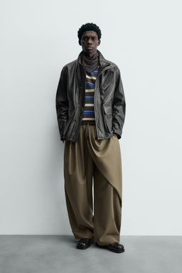 LIMITED EDITION LEATHER JACKET WITH POCKETS