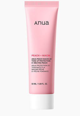 Anua Peach Niacin UV Tone Up Protection 01 Melting Peach 50ml - Тонирующий солнцезащитный крем с ниацинамидом и витамином В12