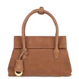 5105 brown, Женская сумка из нубука, Barcelo Biagi