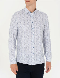 Mavi Slim Fit Uzun Kollu G_mlek - Pierre cardin фото 6