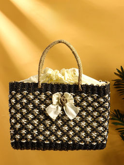 Сумка плетёная «София», из сиграсса, 40×17×44 см