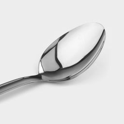 Ложка разливательная из нержавеющей стали Доляна Everyday, 38×7 см, толщина 3 мм, серебристая