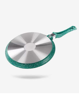 Блинная сковорода 24 см, изумрудная