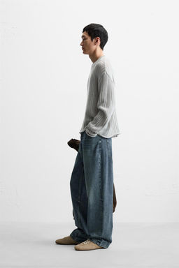 OPEN KNIT TEXTURED SWEATER - Zara фото 4